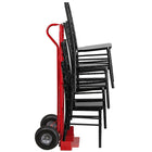 Flash Furniture Heavy Duty Metal Chiavari Stack Chair Dolly-Curved Tubular Handle Bar