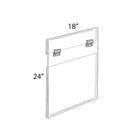 Azar Displays 24" x 18" Large Acrylic Poster Frame (182724)-Acrylic