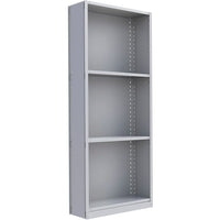 Metalware RK317 Boltless Shelving Unit, 4-Shelves, 36" x 18" x 88", Light Grey-Adjustable shelving system that provides high strength, yet economical storage capacity for your needs