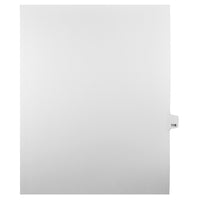 Mark Maker Legal Tabs - Letter Size - White - 1/25th cut - 25 tabs per package - 5 packages Pack - Number 116-White Single Tabs