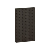 Azar Displays 22" x 13.5" Pegboard 1-Sided Wall Panel, Solid Black, 2 Pack-For use with flat surface