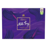 Cadbury UK Milk Tray Chocolate Box - 530g-Two layers of ten milk chocolate varieties of large box makes a perfect chocolate gift.