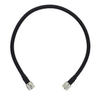 SureCall 2' SC400 Ultra Low Loss Coax Cable with N-Male Connectors, Black-Weatherproof and shrink proof so you never have to worry about them again