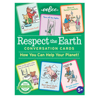 eeBoo Respect the Earth Conversation Cards/How You Can Help Your Planet-Product benefits: Helps children cultivate kind behaviour, responsibility and respect for others and the planet we live on