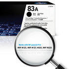 HP 83A (CF283A) Black Original LaserJet Toner Cartridge-The package includes one black toner cartridge for use with a compatible laser printer
