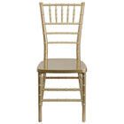 Flash Furniture HERCULES PREMIUM Series Gold Resin Stacking Chiavari Chair-Chiavari Seating