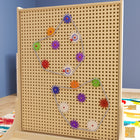 Flash Furniture Bright Beginnings Commercial Grade 79 Piece Multicolor Chain, Gears Accessories for Modular STEAM Wall Systems-79 Pieces for Endless Configurations and Hours of Fun
