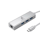 Phoenix USB-C to Ethernet, USB3.0 x 3 Multiport Adapter, Aluminum Alloy Housing-USB-C to Ethernet