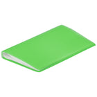 JAM Paper 72-Card Capacity Business Card Book - 4" x 7-1/4" - Green-Quantity: Sold Individually