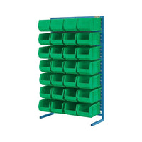 Kleton Stationary Bin Racks - Single-Sided - Rack/Bin Combination (CB685)-Capacity: 1680 lbs.