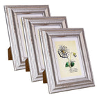 kieragrace KG Jean Photo Frame - 5" x 7", Distressed Metal Effect Wood, 3 Pack-5