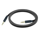 Exian Aux 3.5mm Flat Cable, 1M, 3 Pack, Black-3 / Pack