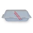 Eddie's Tamper Proof Take-Out Food Container Seal Stickers - White/Red - 1" x 5" - 500 Stickers-Label Size: 1" x 5"