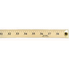 Charles Leonard Ruler Meter Stick with Metal End, 39", 6 Pack (CHL77595)-Made of selected wood, these rulers are lacquered with a multiple coat for a natural finish