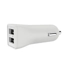 Basic Tech Dual USB Car Charger - Grey-Overcharge Protection