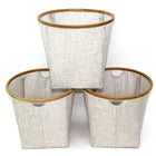 Cathay Importers Bamboo Foldable Round Linen Baskets, 16" H x 17.5" Dia., 3 Pack-Stylish and versatile round storage baskets