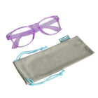 Gry Mattr HAPPY Kids Blue Light Glasses - Ages 3+ - Purple-Size for kids 3+
