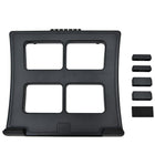 DAC MP-195 Height and Angle Adjustable Laptop Stand, Black-Platform design promotes laptop cooling