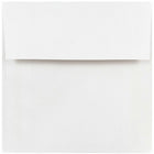 JAM Paper 5 x 5 Square Envelopes, White, 50 Pack (28414I)-White envelope