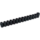 Gray Tools 14 Piece 1/2" Drive 6 Point Metric, Standard Impact Socket Set, 10mm-23mm-Contains Sizes: 10, 11 , 12 , 13, 14, 15, 16, 17, 18, 19, 20 , 21, 22, 23mm.