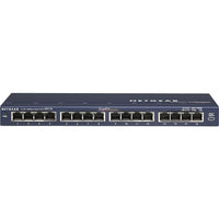 Netgear ProSafe 16-Port Gigabit Desktop Switch-16 high-speed, auto-sensing 10/100/1000 Mbps Ethernet connections