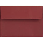 JAM Paper 4bar A1 Envelopes, 3.63 x 5 1/8, Dark Red, 250 Pack (5157437H)-Red dark base envelope