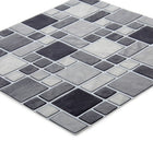 CTG Brands Square Wall Tile, 10" x 10", Grey, 6 Pack-Versatile: use the peel and stick backsplash wallpaper for kitchen sink walls, bathroom backsplash, bedroom walls, laundry room, staircase, or on any other flat surfaces that are non-porous surfaces