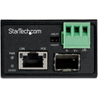 StarTech PoE+ Industrial Fiber to Ethernet Media Converter 30W - SFP to RJ45-ROBUST DESIGN: Industrial Gigabit Mini Media Converter with MTBF 500,000+hrs @ 50C, Vibration, shock & free fall rated, Rugged IP-30 aluminum housing, Hardened operating temp -40C to 75C, 2 year warranty