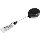 Retractable Mini-Bak ID Badge Holders, 12 Pack-Retractable Badge Holder
