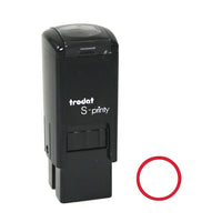 Trodat S-Printy ''Circle Impression'' Red Ink Self-Inking Mini Stamp 4921-High-quality stamps with nontoxic, water-based ink