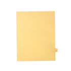 Mark Maker Legal Exhibit Index Tab Buff Single Tabs, 1/26h Cut, Letter Size, No Holes, Letter V, 25 Pack-Buff Single Tabs, 1/26th Cut