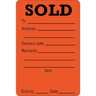 Wamaco Sold Sticker Large - 2" x 3" - 500 Pack-Adhesive paper