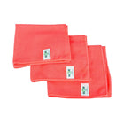 Globe Commercial 3131R Microfiber Cloth - 14" x 14" - Red - 200 Pack-Withstands hundreds of launderings
