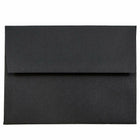 JAM Paper A2 Invitation Envelopes, 4.38 x 5.75, Black Linen Recycled, 1000 Pack (64345B)-Black