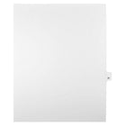 Mark Maker Legal Exhibit Index Tab White Single Tabs, 1/25th Cut, Letter Size, No Holes, Number 41, 25 Pack-White Single Tabs, 1/25th Cut