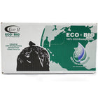 Eco II Oxo-Biodegradable Garbage Bags - Industrial - 22" x 24" - Black - 500 Pack-Black