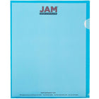JAM Paper Plastic Sleeves, 9 x 11.5, Blue, 120 Pack (2226316987B)-Size: 9" x 11-1/2"
