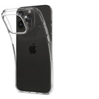 Spigen Crystal Flex for iPhone 15 Pro Max - Crystal Clear-Mil-grade certified with Air Cushion Technology for extra protection