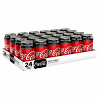 Coca-Cola Zero Sugar - 355mL Cans - 24 Pack-Bring home the authentic, delicious & refreshing taste of Coca-Cola Zero Sugar