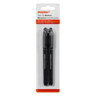 Staples Twin Tip Markers - 2 Pack-2-in-1 Permanent Marker