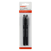 Staples Twin Tip Markers - 2 Pack-2-in-1 Permanent Marker