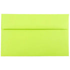 JAM Paper Enveloppes A10 en papier recyclé, vert lime intense, 250/paquet-Enveloppes en papier recyclé vert lime intense
