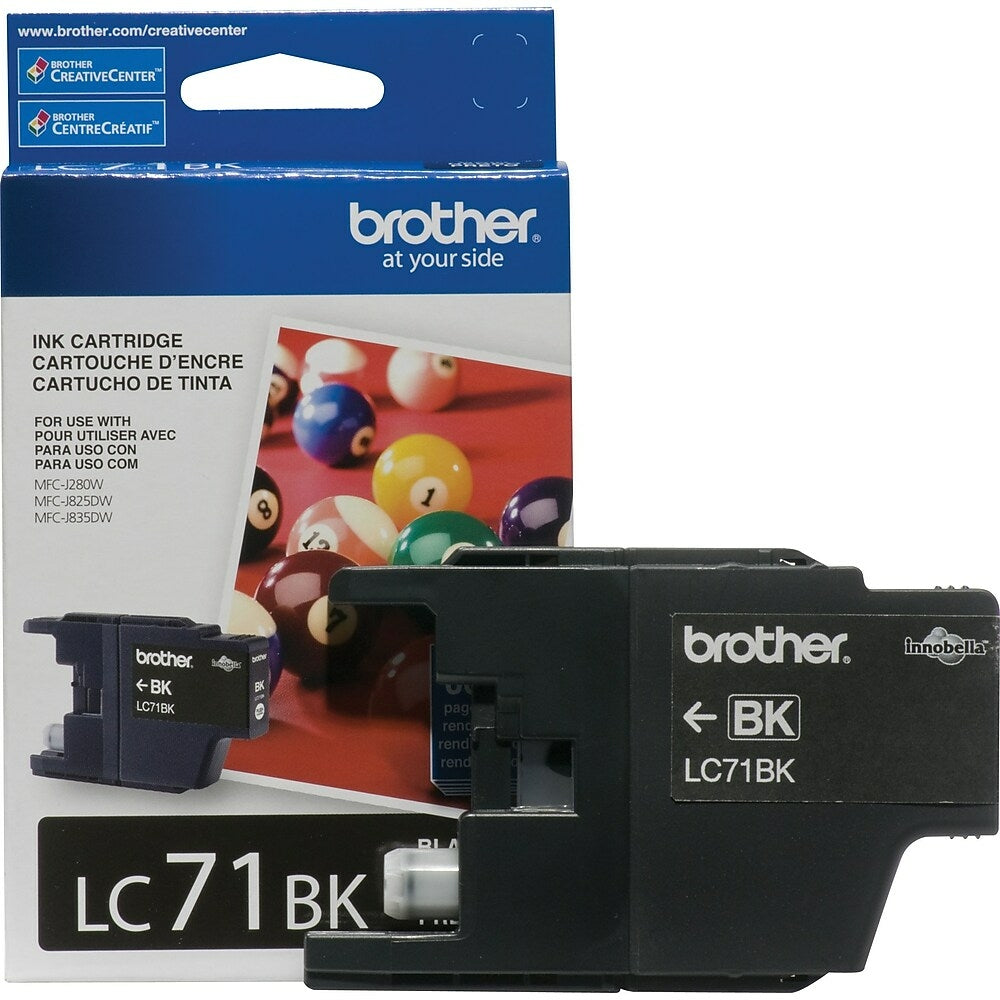 Brother LC71 Black Ink Cartridge (LC71BKS) | staples.ca
