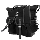 Lencca Phlox 11" Laptop Hybrid Bag - Limit Edition - Black-Weatherproof, water repellent canvas