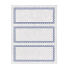 St. James Regent Gift Certificates - 24 lbs. - 3 2/3 x 8 1/2" - Blue - 75 Pack-Gift certificates/donor receipts