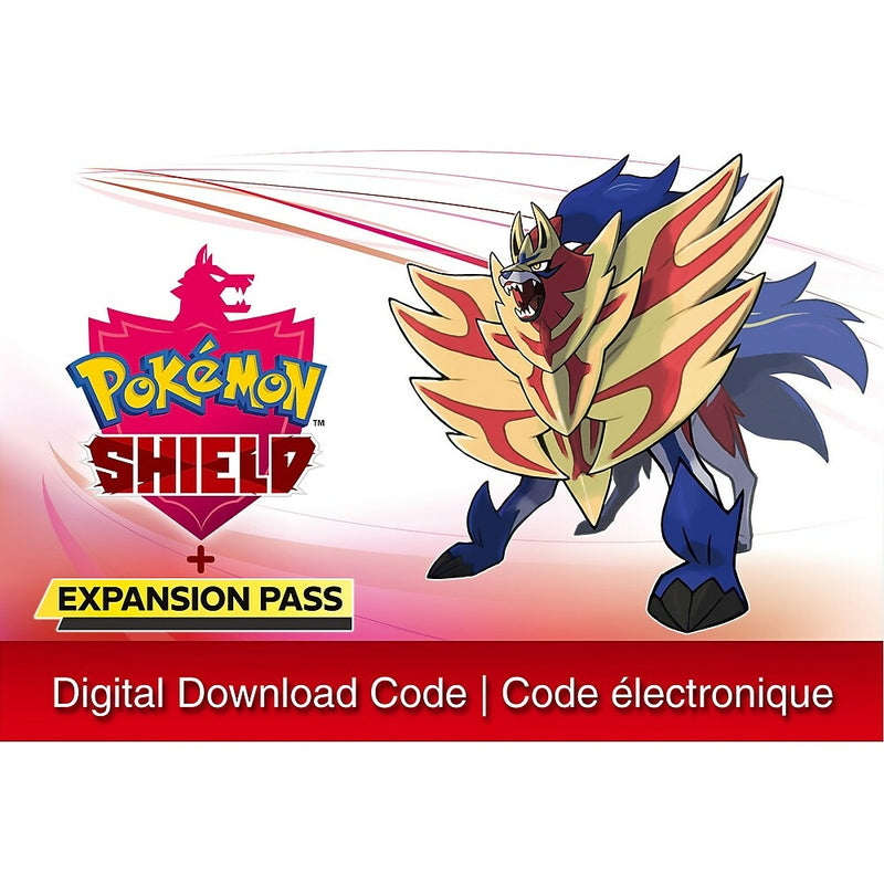 Pokemon Shield Game + Pokemon Shield Expansion Pass Bundle for