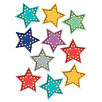 Teacher Created Resources 6" Marquee Stars Accents, 90 Pack-Classroom Decorative Accents