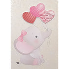 Rosedale Gold Greeting Cards/Envelopes - Happy Valentine's Day Girl - 5-1/2" x 8" - 6 Pack-Printed on premium uncoated card stock