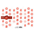 Geographics Foil Seals - 1.25" -  Red - 40 Pack-Holiday Assorted Adhesive Seals
