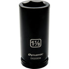 Dynamic Tools 3/4" Drive 6 Point SAE, 13/16" Deep Length, Impact Socket-Size: 13/16"